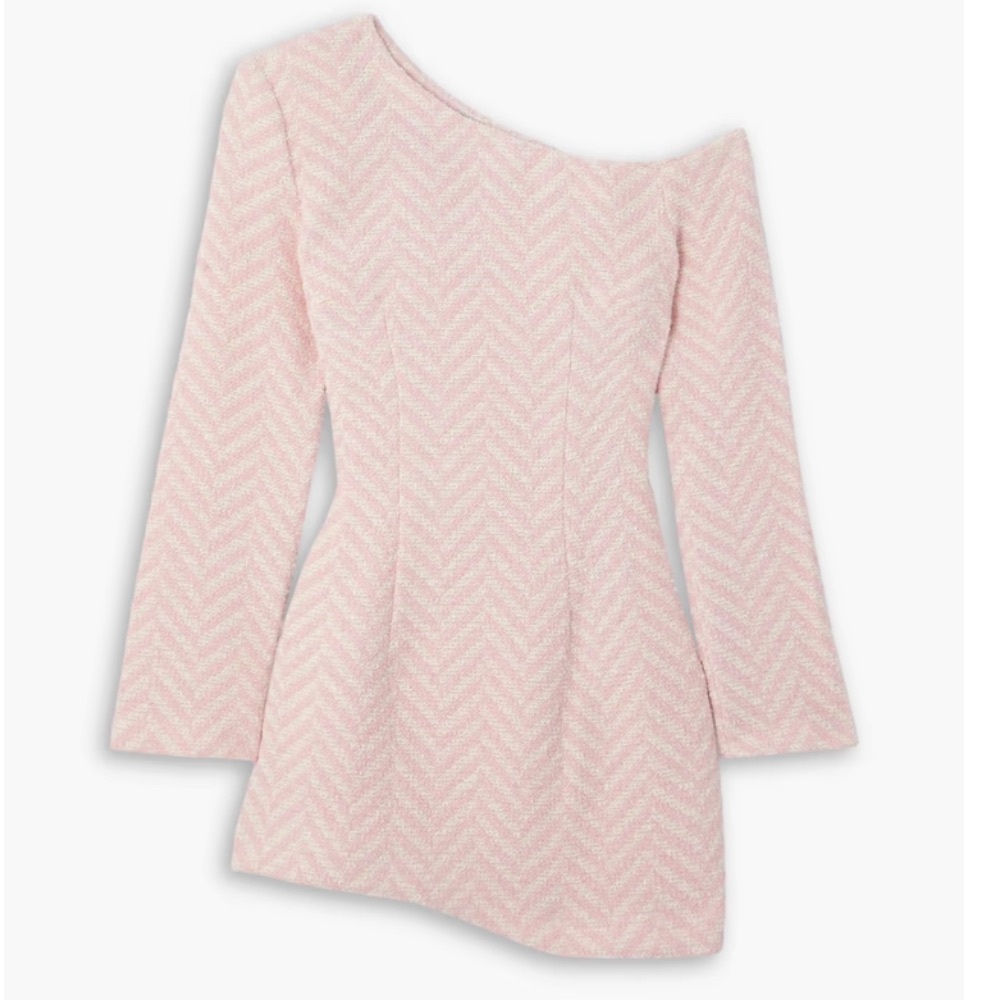 Pink Off-Shoulder Dress